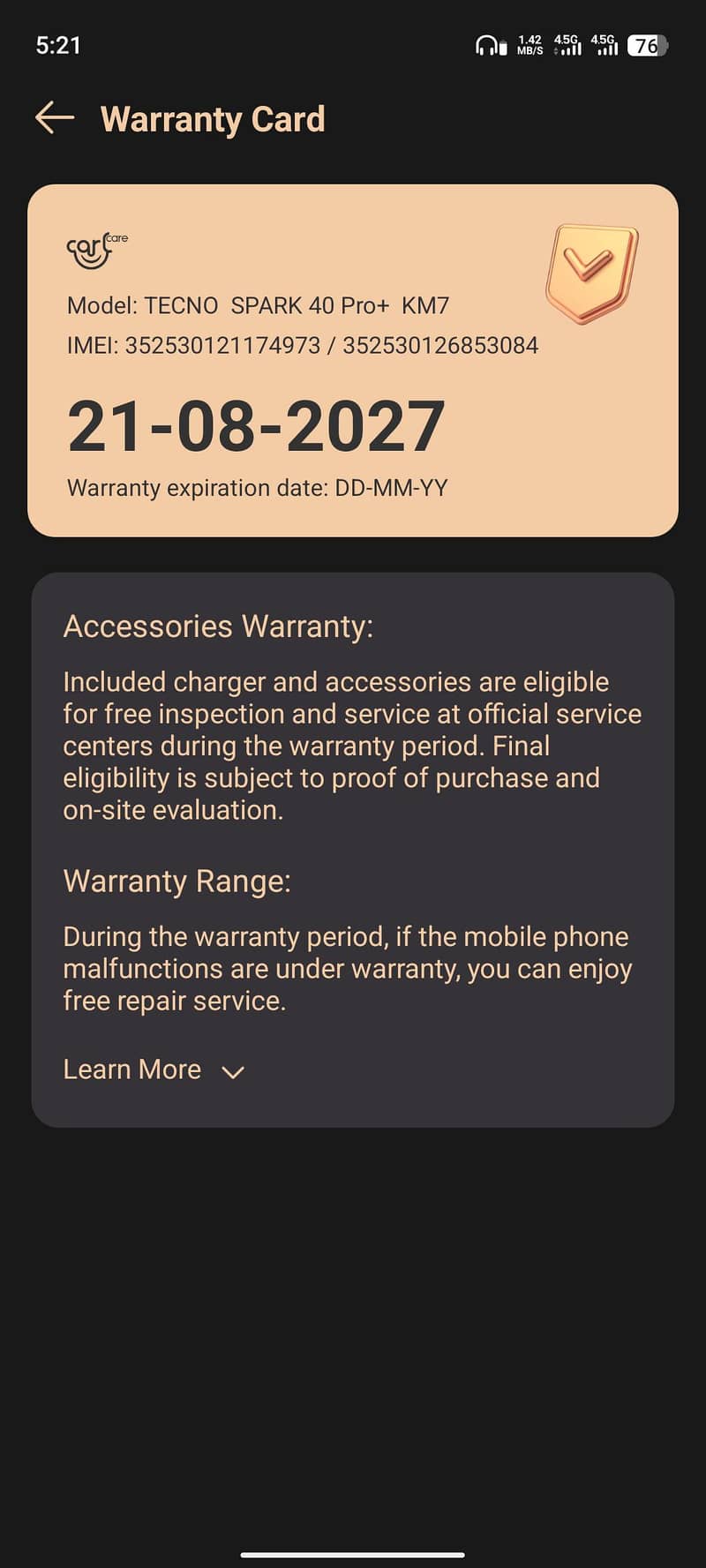 Tecno Other Model 5