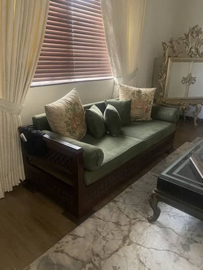 3 +2+ 1  wooden sofa set