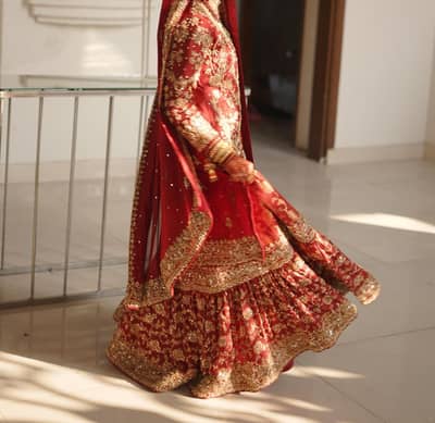 Bridal Farshi lehnga used only for 3 hours