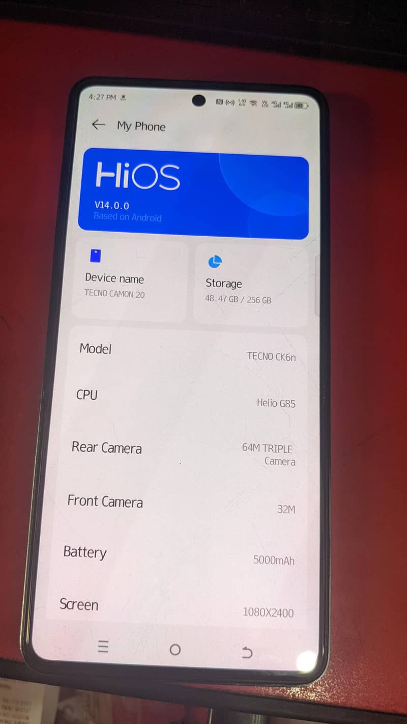 Tecno CAMON 20 3