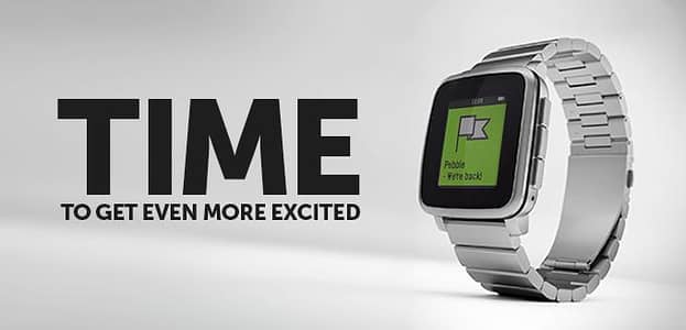 Pebble Time Canada Watch