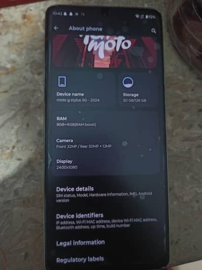 Motorola Moto G Stylus