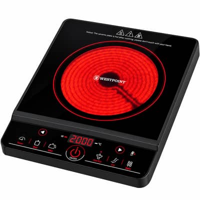 Westpoint WF-142 Deluxe Ceramic Cooker 2000W – Infrared Electric Cook