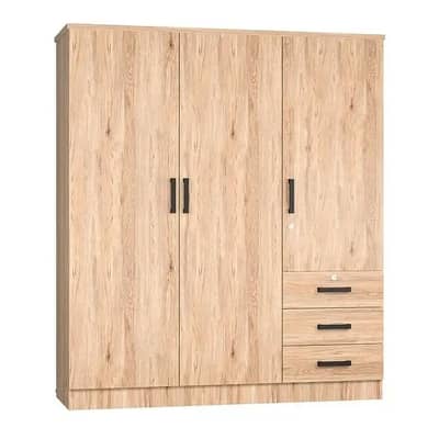 Premium 4-Door Wardrobe | Large Safe Almirah | Customize Size & Color