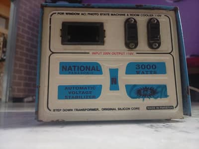 National 3000W Step Down Transformer 220V to 110V Converter