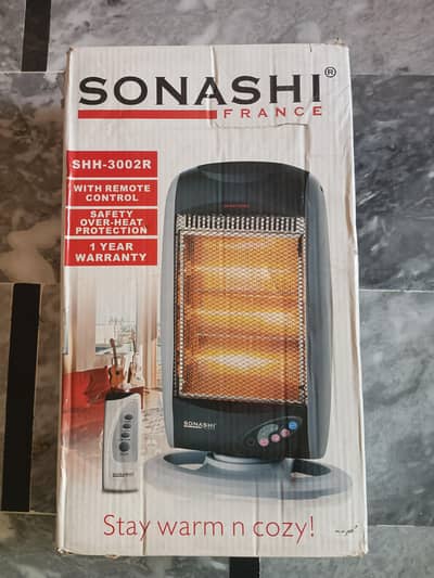 Sonashi Heater with Remote (SHH-3002R) - Brand New Unused / Old Stock