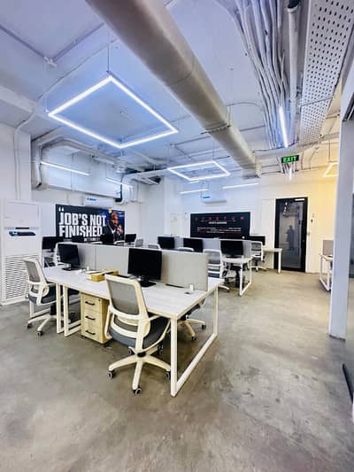 Fully Furnished 5,600 Sq. Ft. Office Floor for Rent in Lahore | 100 Workstations