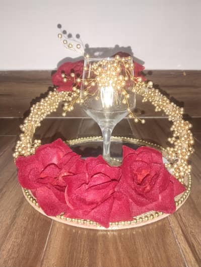 hand made wedding doodh palai glass