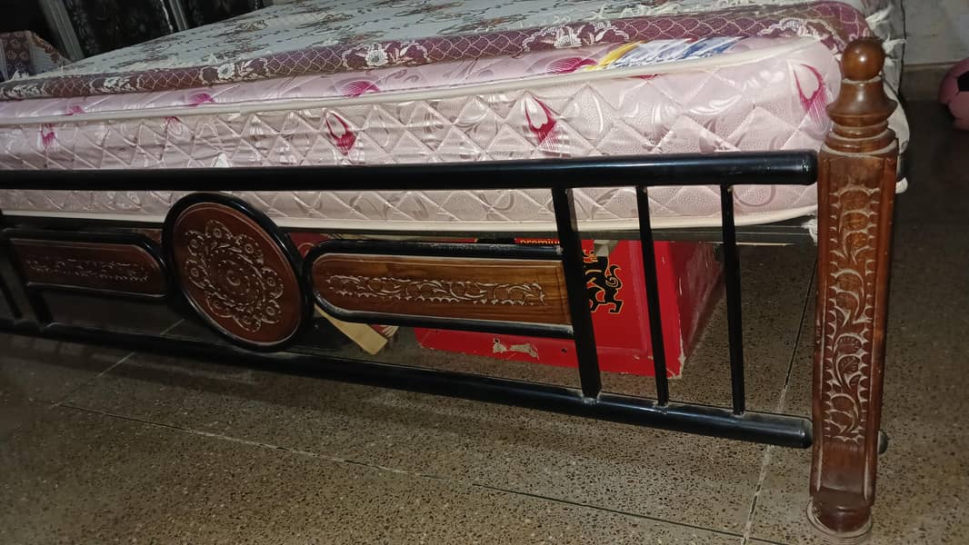 Bed with Spring Matress 2
