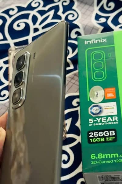infinix hot 50 pro Plus 16/256 complete box all ok 10 by