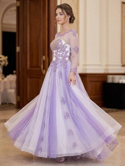 Designer lavender Maxi