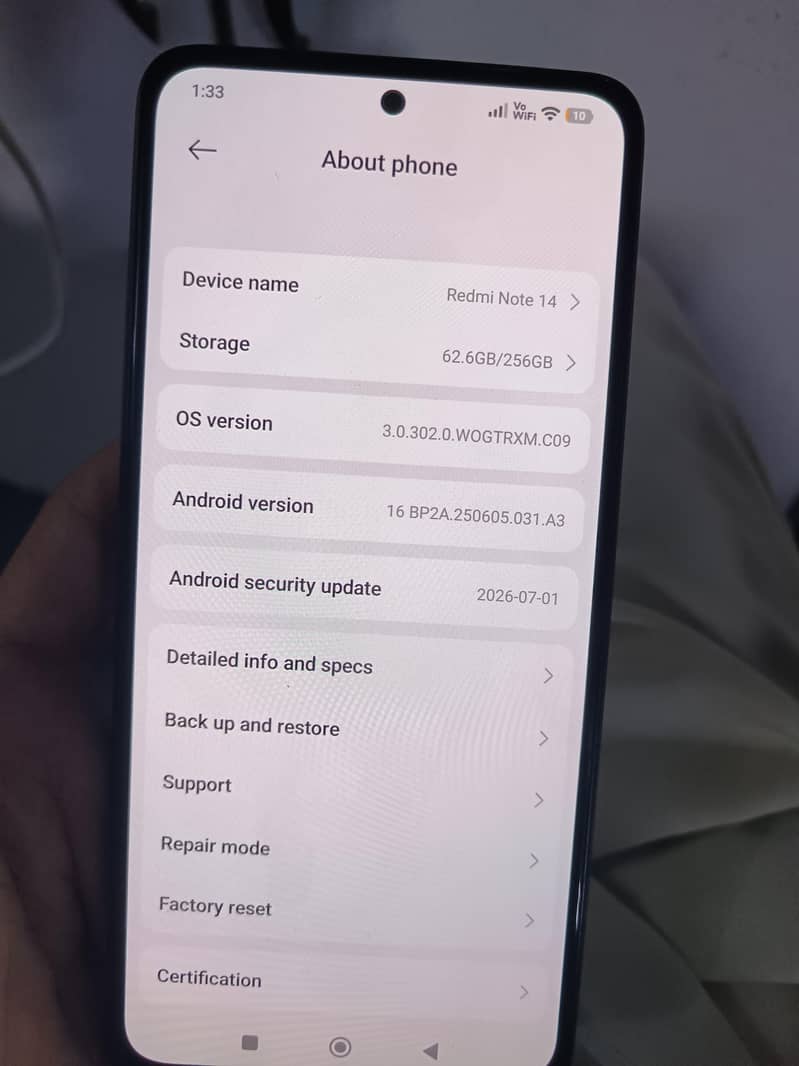 Xiaomi Redmi Note 14 3