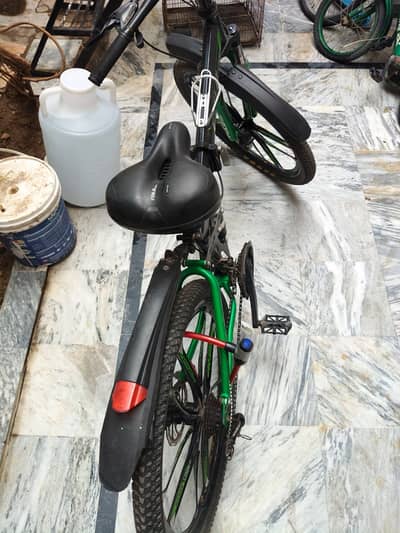 FOLD FB-201 folding geared cycle -Green and black colour