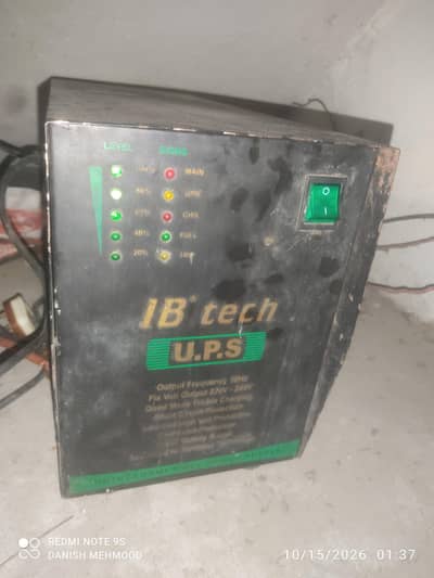 IB Tech UPS 1000W - Full Working  Solar Ki Wajah Se Sale*