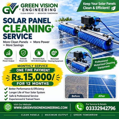 Solar Panels Cleaning service