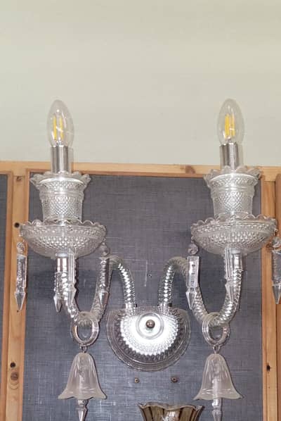 2 Light Fancy Crystal Wall Bracket | Bakar Light Bracket | Stylish De
