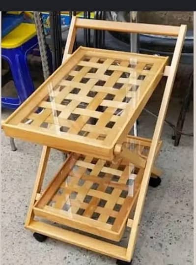 Brand New 3-Layer Tea Trolley & Serving Cart - All Designs Available