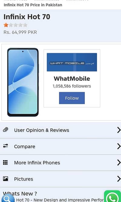 Infinix hot 70 installment wala forsale