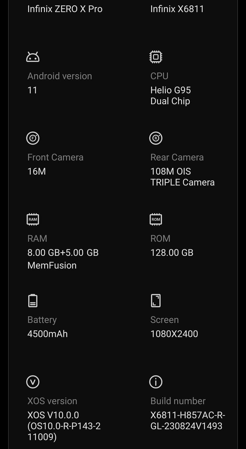 Infinix Zero X Pro 2