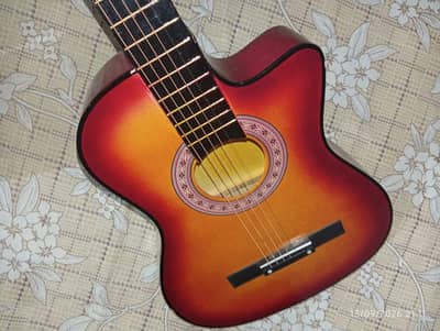 Sun Brust Cutaway Acoustic Guitar