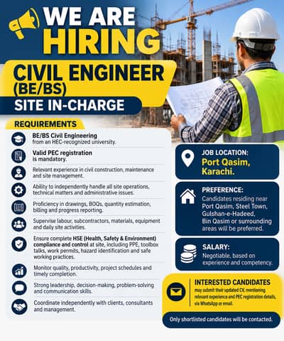Civil Engineer Job