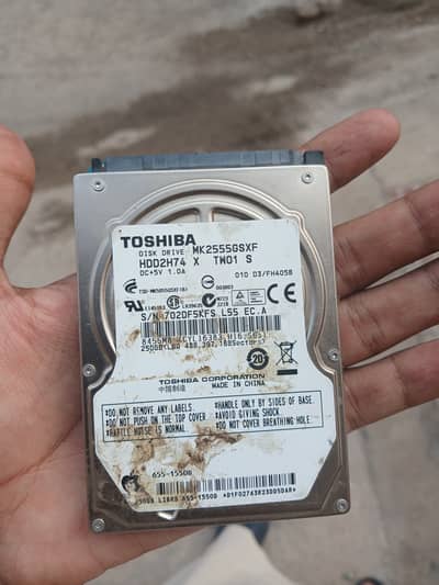 Toshiba hard disk drive 250gb