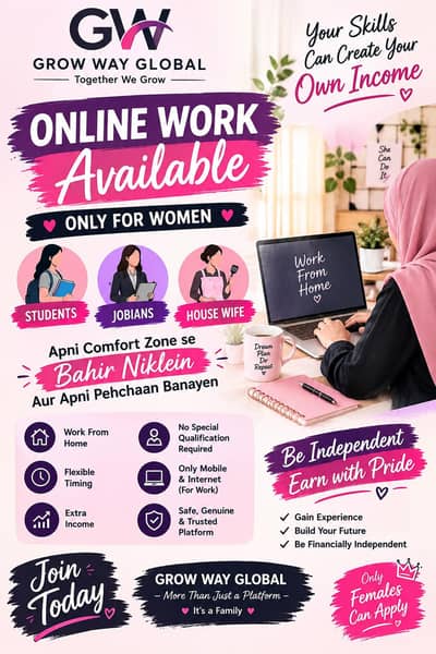 online work who want to become independent