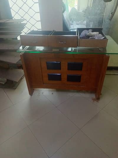Used Office table & Chair is available for Sale.