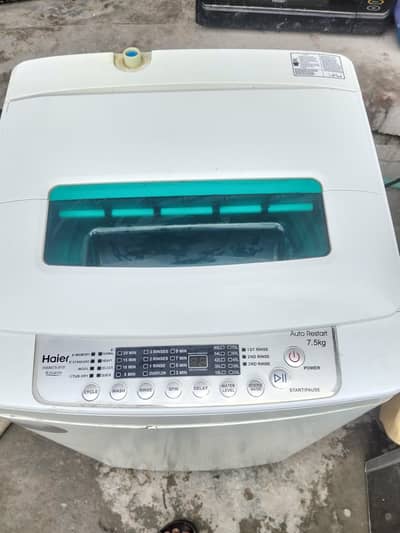 Haier washing machine
