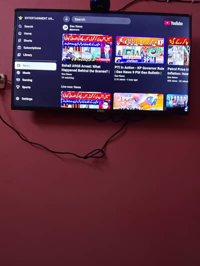 pel 40 inch led with tv box
