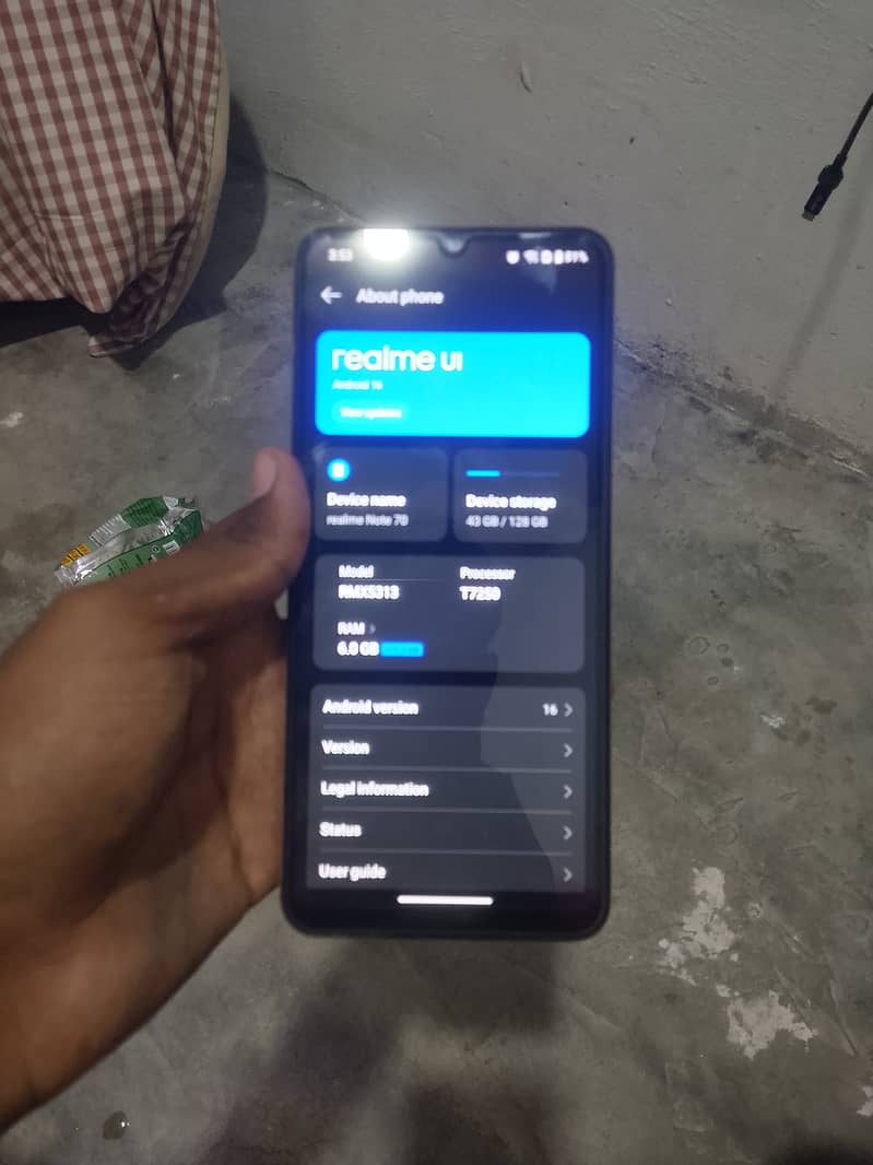 Realme note 70 3