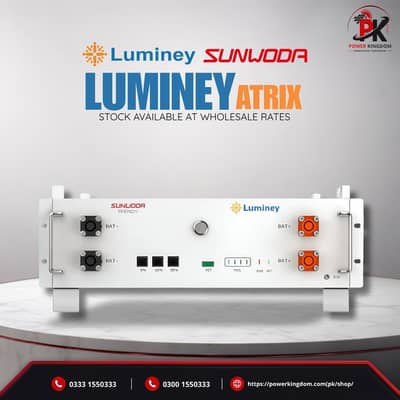 Luminey Sunwoda Atrix in Stock | 5.5kWh 51.2V 100Ah
