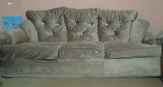 sofa sett light grown colour