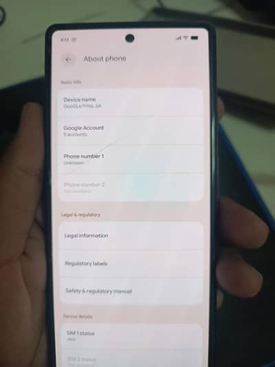 Google Pixel 6a 6/128GB | official PTA Approved