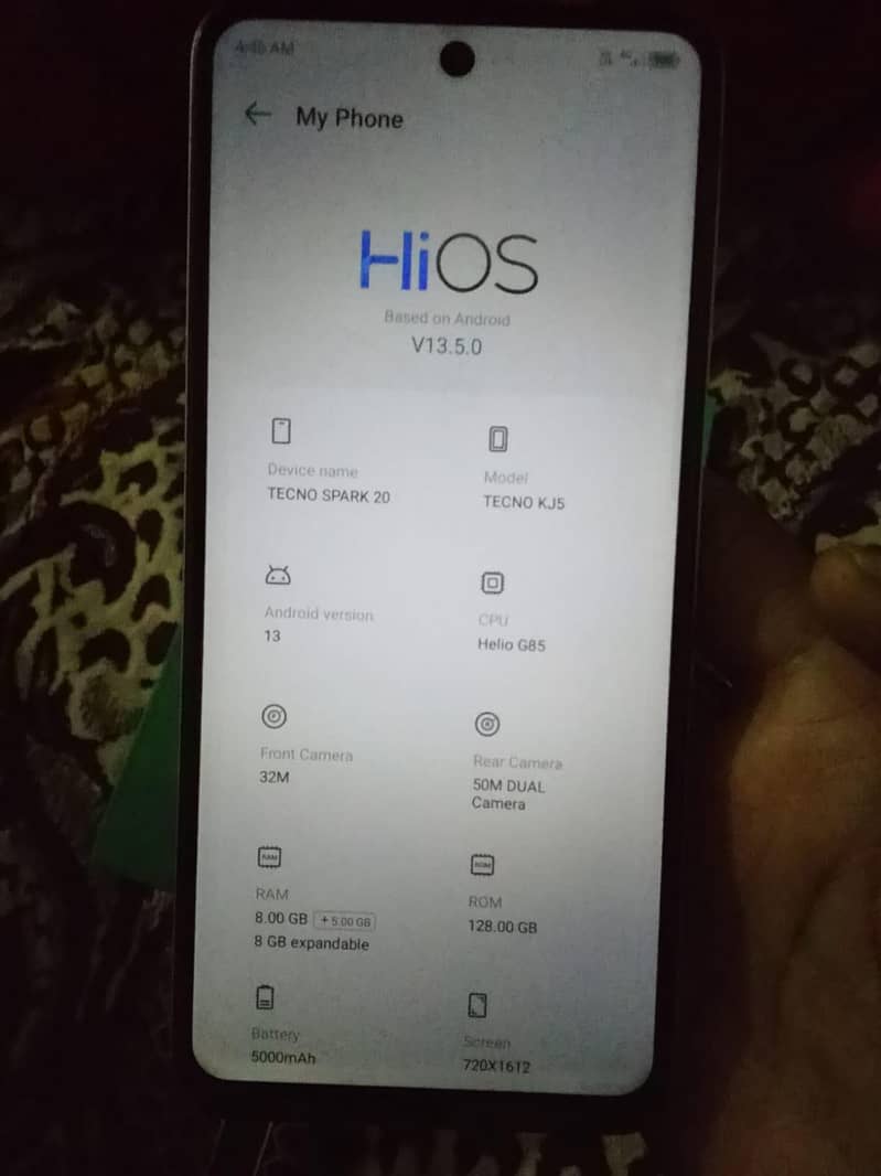Tecno Spark 20 7