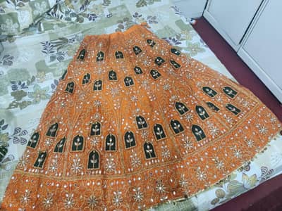 bridal Mehandi lehnga