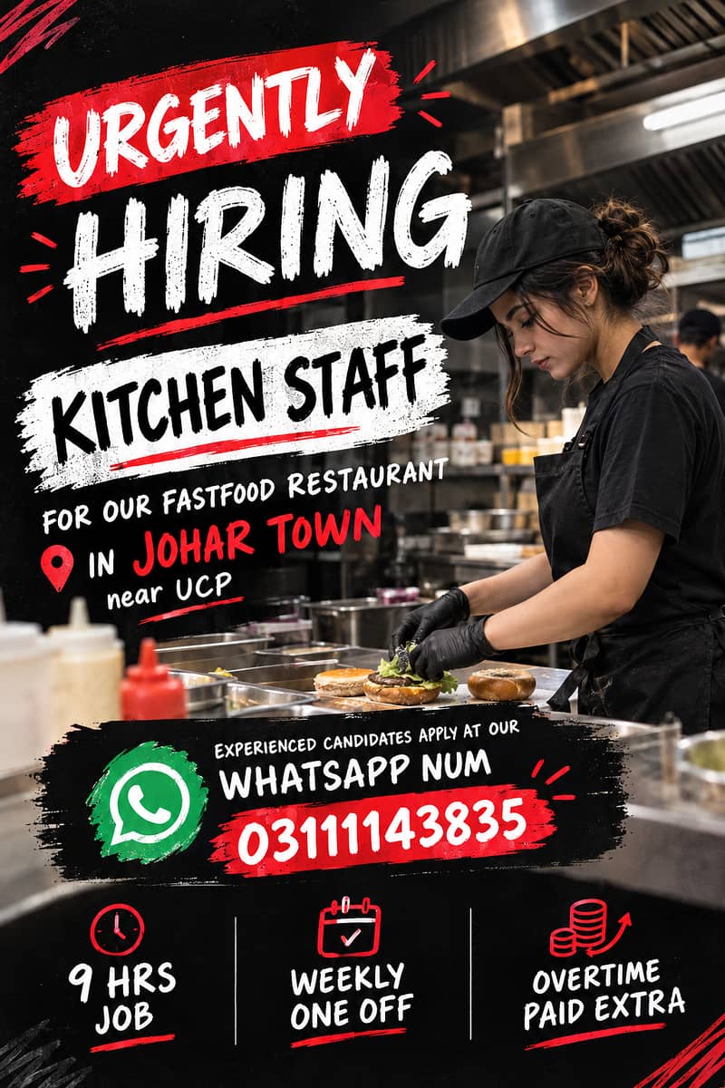 Experienced Kitchen Staff 0