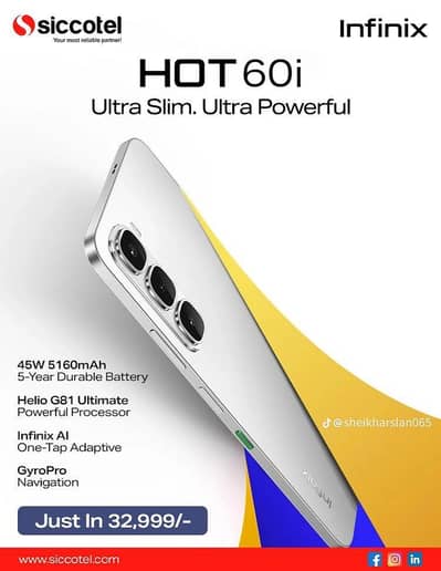 Infinix hot 60i 6/128