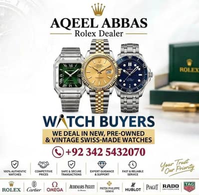I buy Rolex Omega Cartiar Tag Rado Tudor AP IWC Chopard Chennel