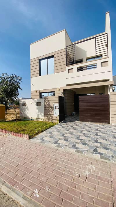 125sq Yd VILLA FOR SALE, In Precinct-15 Opposite To ALI BLOCK. A-PLUS Construction. 3 Bedrooms, Drawing, Dining, TV Lounge & Americal Kitchen. 10min Drive From Main Gate Of Bahria Town Karachi.