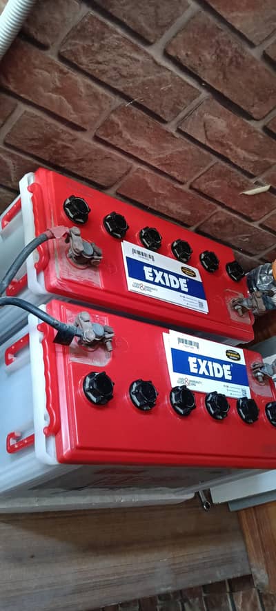 Exide HP150 12V 100Ah x2 with warranty card