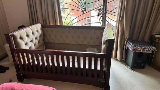 Baby Cot / Wooden Cot / Kids item/ Furniture/ Kids Furniture/