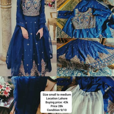 Preloved heavy flared lehnga choli for sale