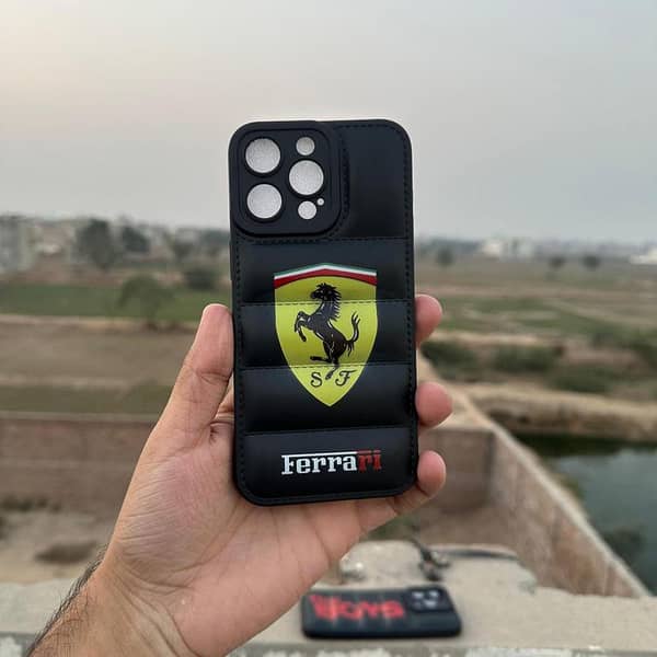 iPhone and Samsung Puffer Case with Camera Lens Protection