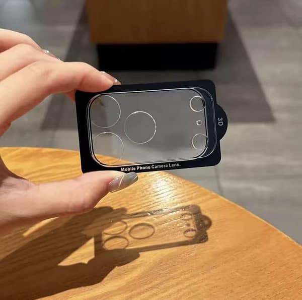 New Luxury 3D Glass Camera Lens Protector for Mobile Phones
