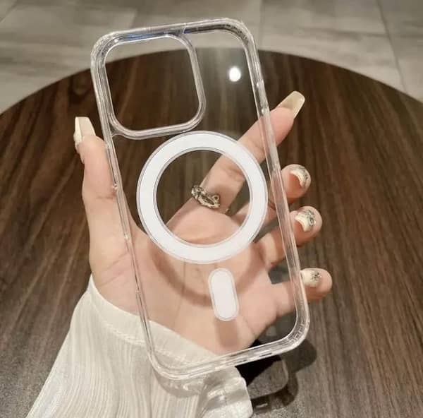 Luxury Magesafe Case with Camera Lens Protection and Wireless Charging for iPhone 11-17 Pro Max 16 Pro Max Desert Titanium Case