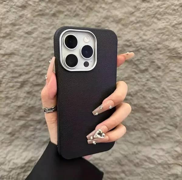 New Luxury Leather Case with Camera Lens Protection Technology