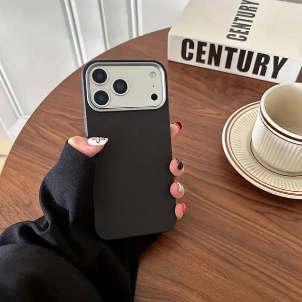 New Luxury Leather Case with Camera Lens Protection Technology