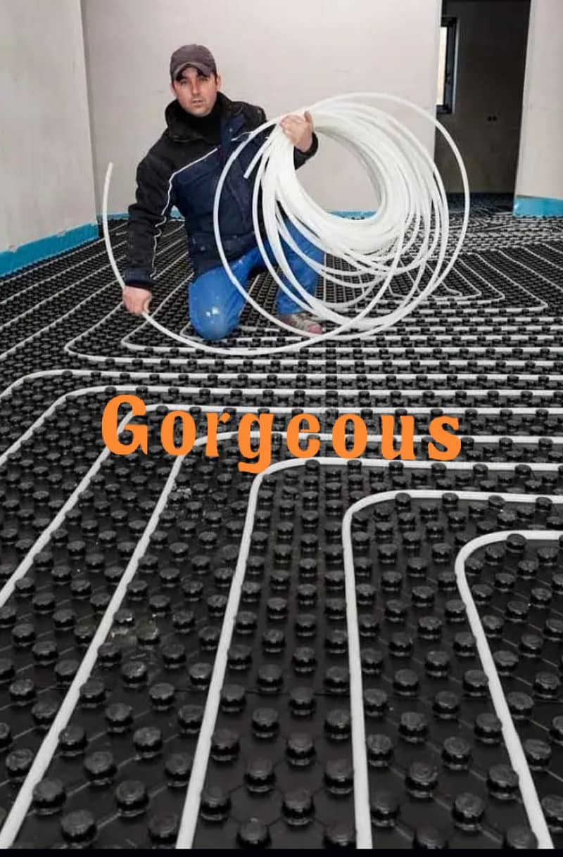 Central heating system under floor heating 1