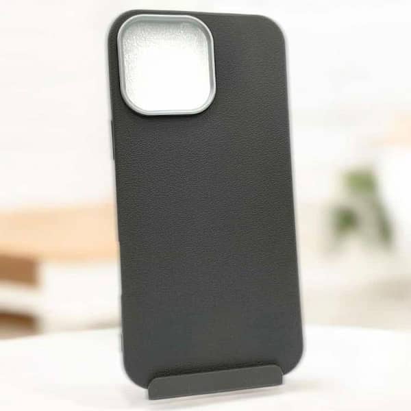 Luxury Leather Case with Camera Lens Protection Technology